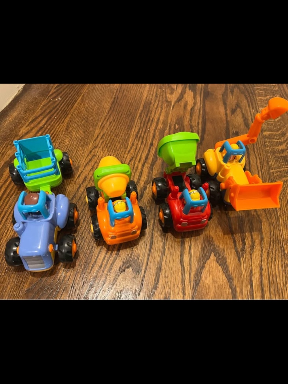 Colorful Kids Construction Truck Toy Set - Multicolor friction powered